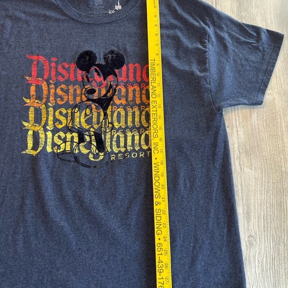 Disney Parks Authentic Original Hanes  Blue Gray Mickey Mouse tee shirt Size XL. - Picture 8 of 9